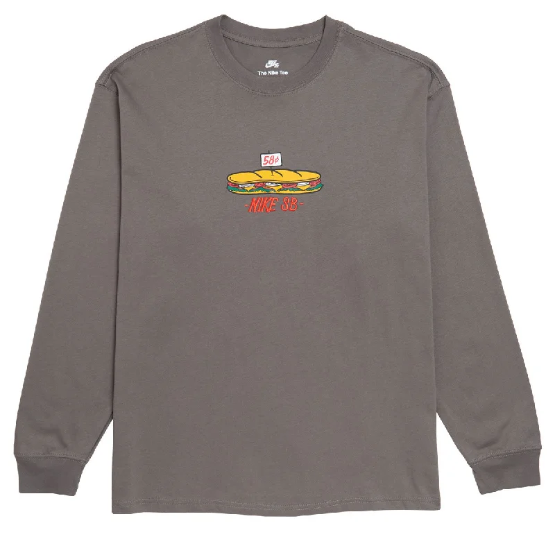 Nike SB M90 Sub Long Sleeve T-Shirt - Cave Stone