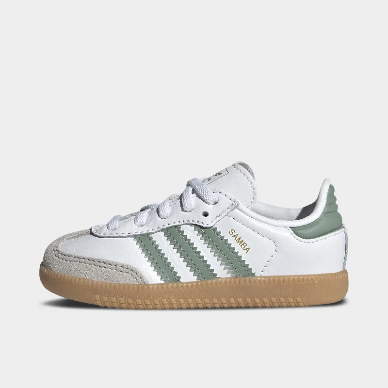 adidas Infants' Samba OG White / Silver Green - Gum