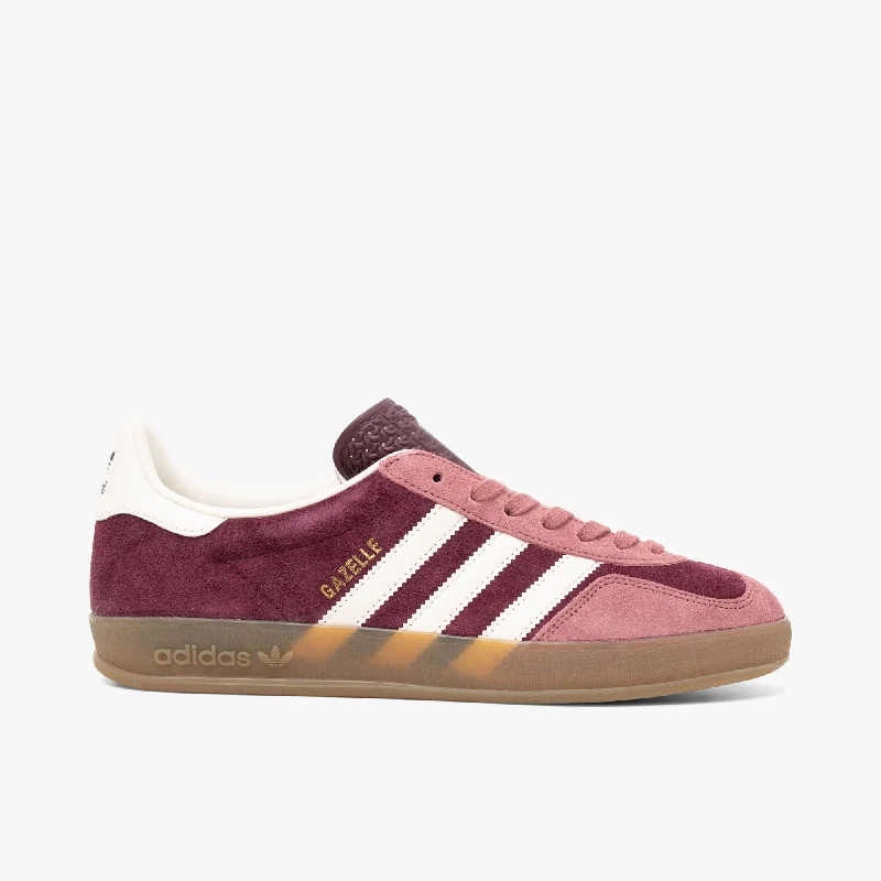 adidas Originals Gazelle Indoor Maroon / Ftwr White - Preloved Crimson