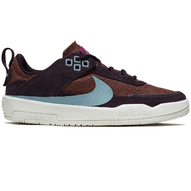 Nike SB Youth Day One Shoes - Burgundy Ash/Denim Turq/Dark Pony/Sail