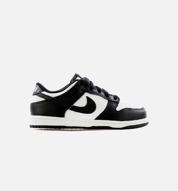 Dunk Low Preschool Lifestyle Shoe - Black/White