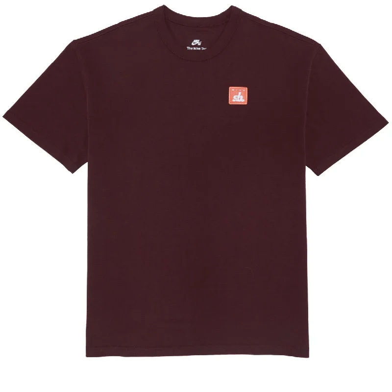 Nike SB Lowercase T-Shirt - Burgundy Crush