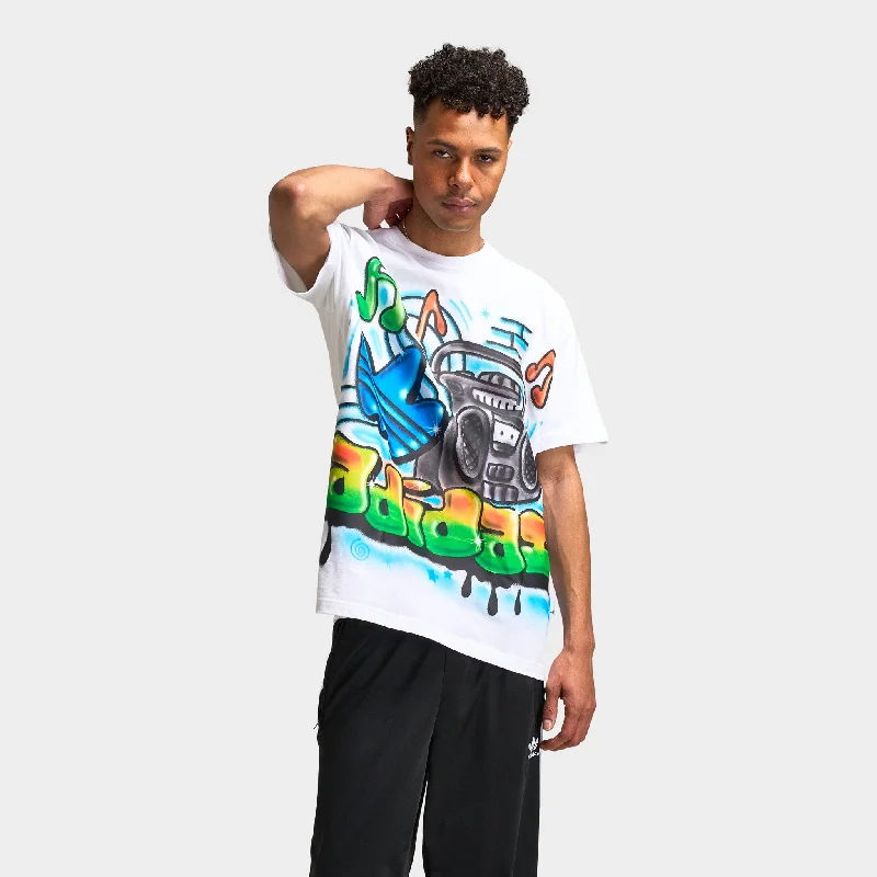 adidas Q12 TS Street Airbrush T-Shirt / White