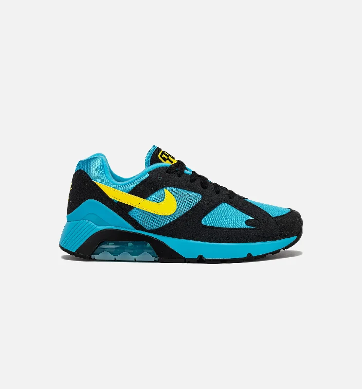 Air Max 180 Baltic Blue Mens Lifestyle Shoe - Baltic Blue/Black/Lightning Yellow