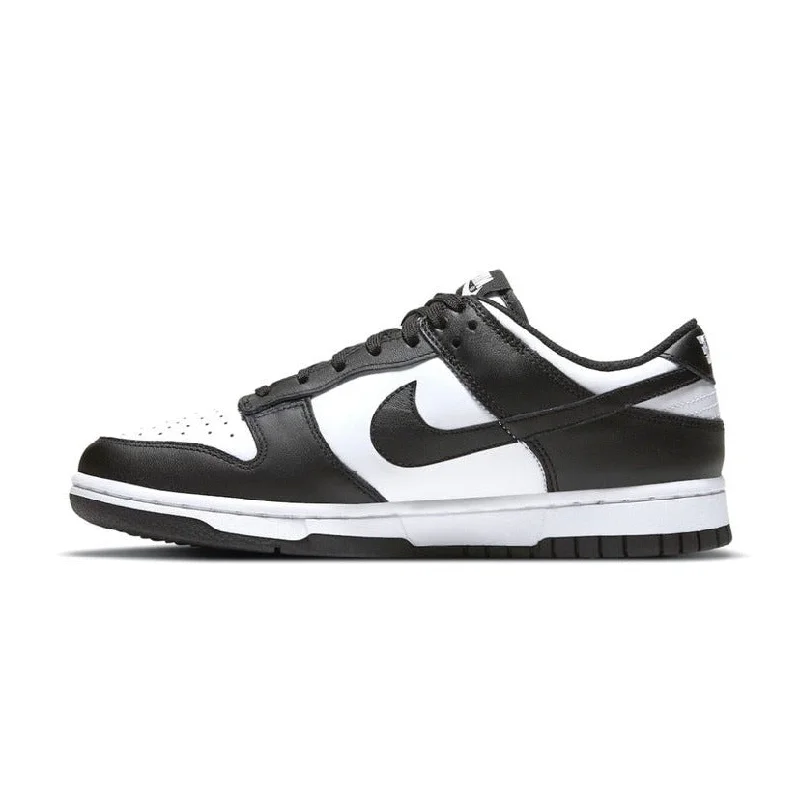 Men's Nike Dunk Low White Black White