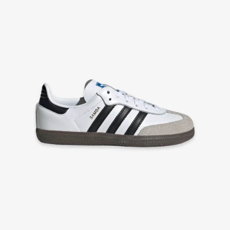 preschool adidas samba og (white/black/gum)