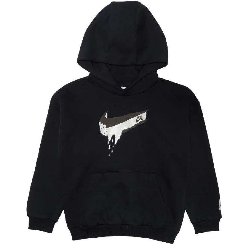 Nike SB Youth EasyOn Ice Cream Hoodie - Black/Safety Orange