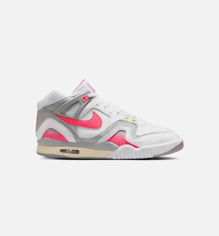 Air Tech Challenge 2 Racer Pink Mens Lifestyle Shoe - White/Racer Pink/Smoke Grey