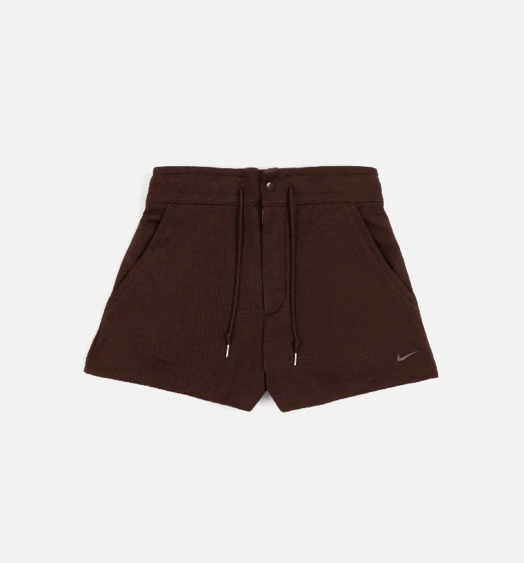 NSW Club Fleece Womens Shorts - Brown