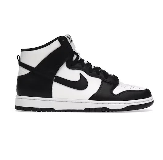 Nike Men's Dunk High Retro Shoes - White / Total Orange / Black