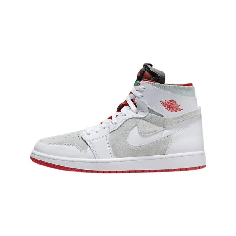 Air Jordan 1 High Zoom Air CMFT Hare White Light Silver Dark Concord True Red