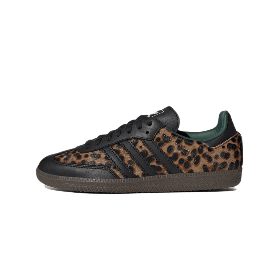 Adidas Samba OG Black Green Leopard