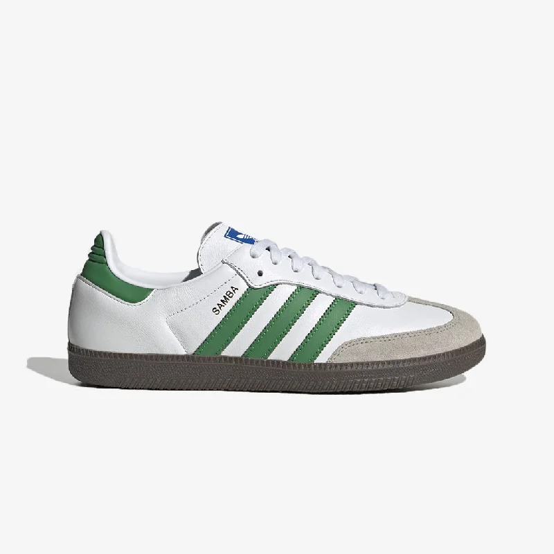 Adidas Originals | SAMBA OG  { CLOUD WHITE/GREEN