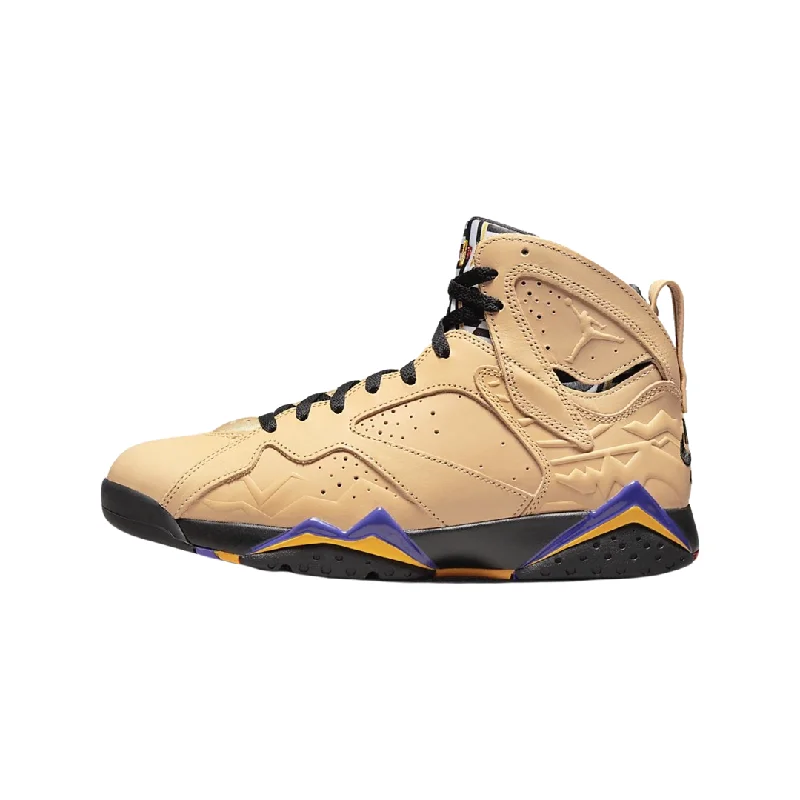 Air Jordan 7 Retro Vachetta Tan Shimmer Black Sapphire