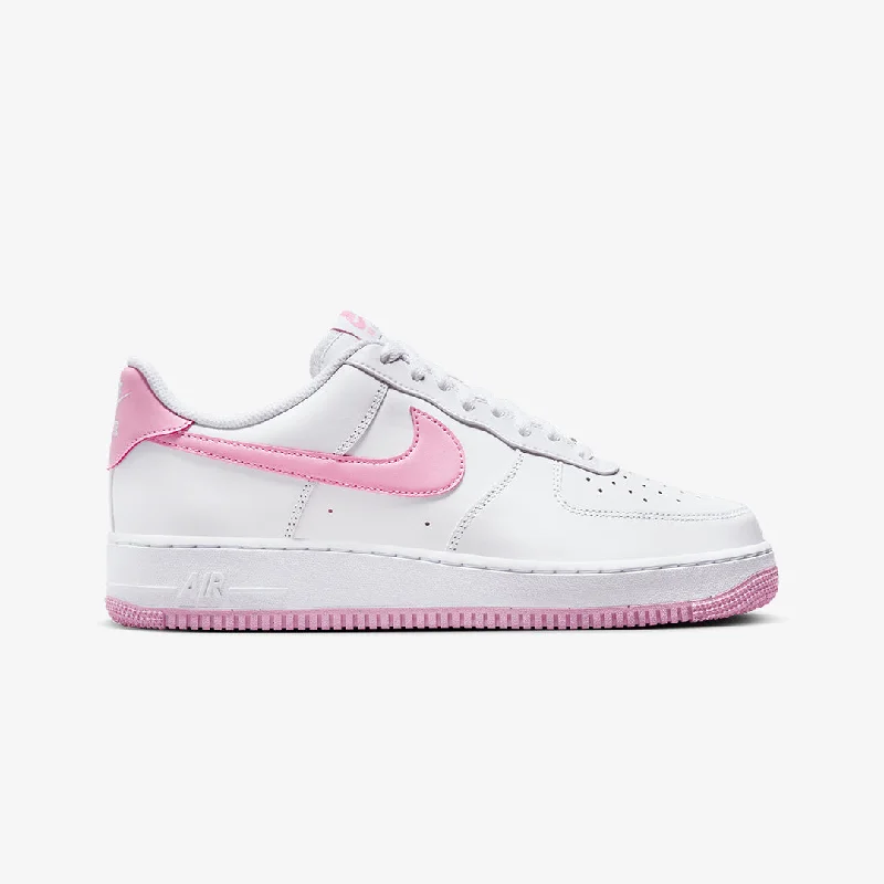 Nike | AIR FORCE 1 '07 { WHITE/PINK RISE-WHITE