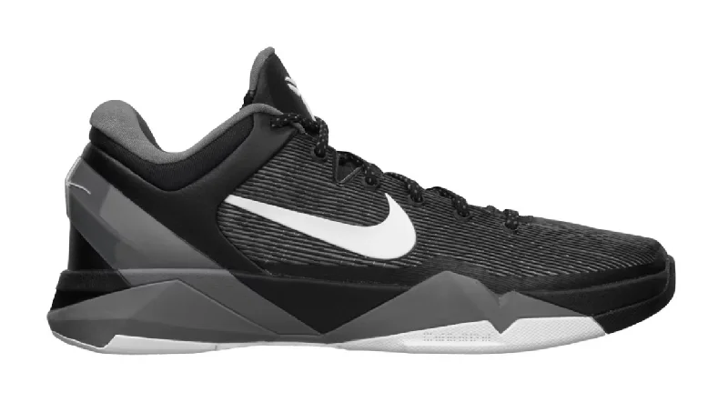 Nike Kobe 7 Black White Wolf Grey (WORN)