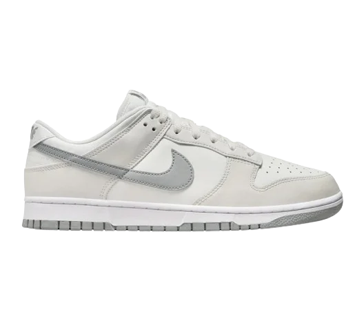 Nike Men's Dunk Low Retro Shoes - Summit White / Light Smoke Grey