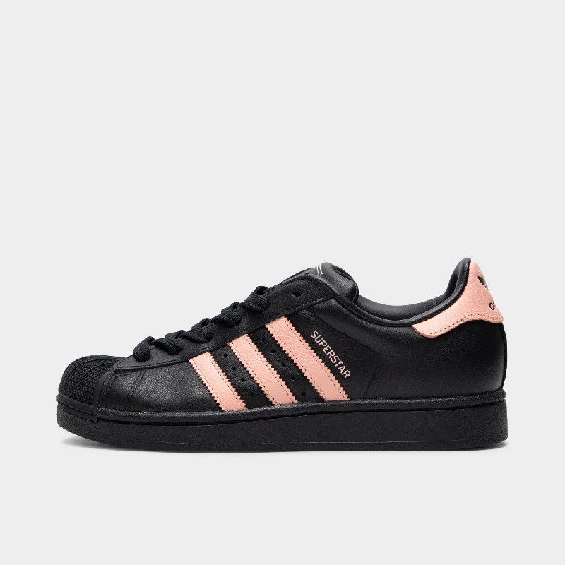 adidas Women's Superstar II Core Black / Glow Pink