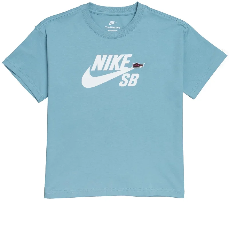 Nike SB Youth Logo T-Shirt - Denim Turq