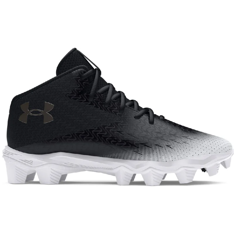 Mens Under Armour Spotlight Franchise 4 RM Football Cleats 2E (Wide)