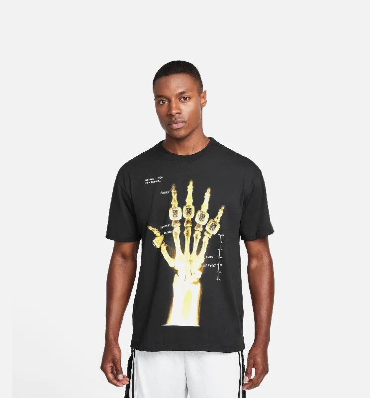 Kobe Broken Not Beaten Mens Short Sleeve Shirt - Black/Gold