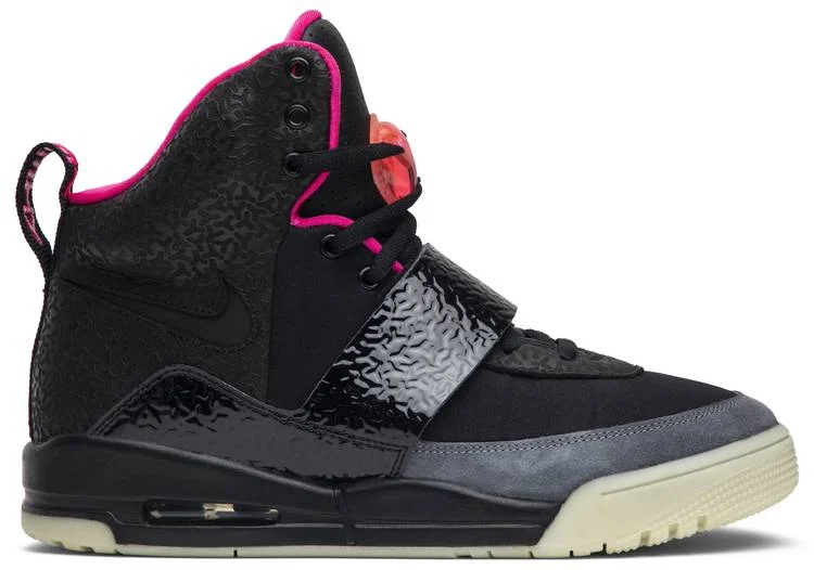 Air Yeezy 1 'Blink' Black/Pink 2009 SKU 366164 003 - Authentic - New in Box