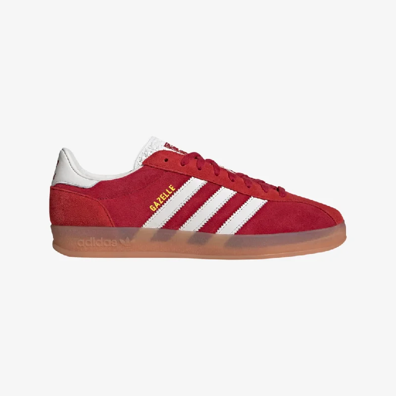 mens adidas gazelle indoor pro (red/white)