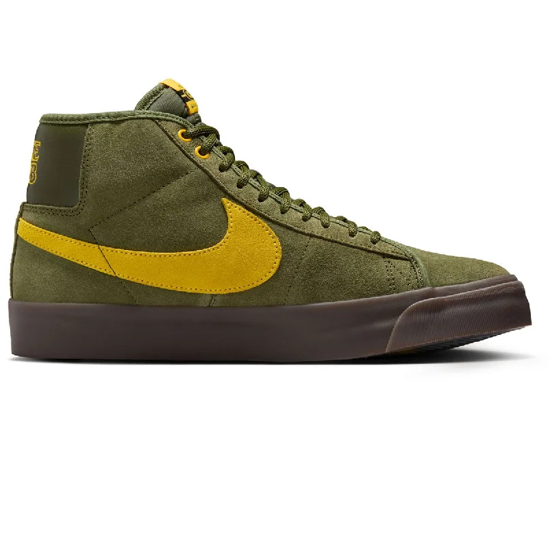 Nike SB x Anti-Hero Zoom Blazer Mid Shoes - Rough Green/Amarillo