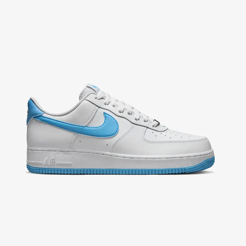 Nike | AIR FORCE 1 '07 { WHITE/AQUARIUS BLUE-WHITE