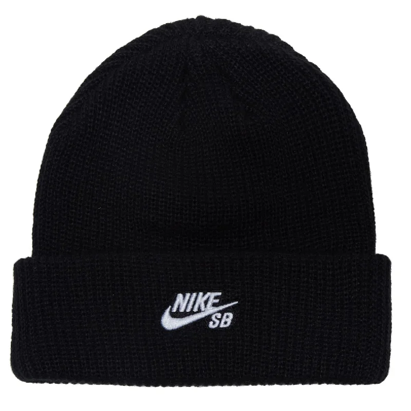 Nike Terra Beanie - Black/Dark Grey/White