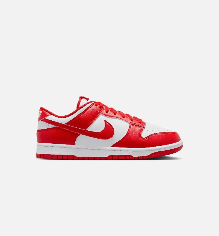 Dunk Low St John Mens Lifestyle Shoe - White/University Red